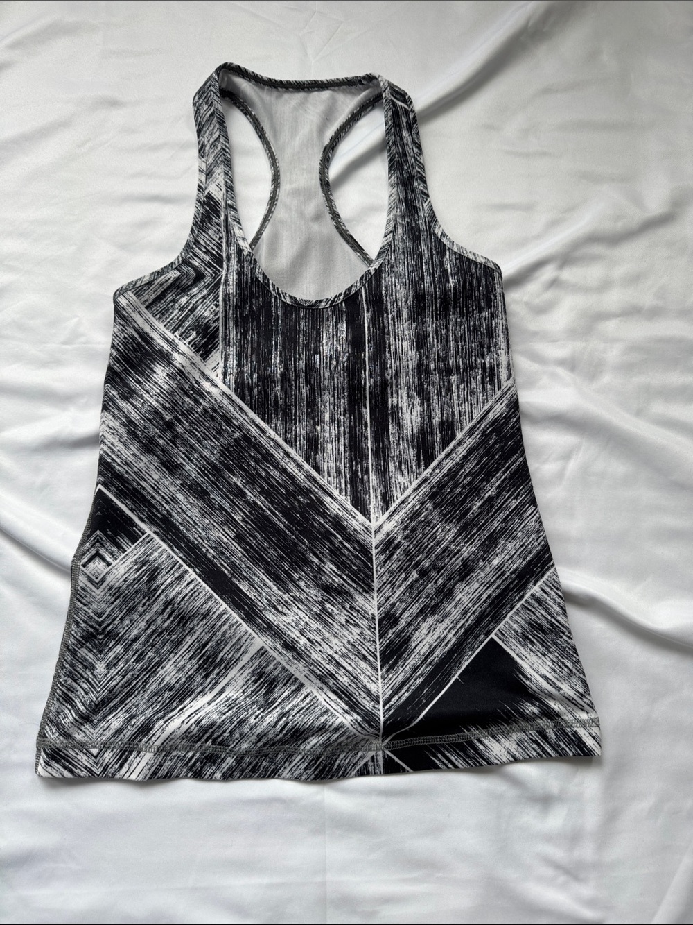 2 for $20 Lululemon Black and White Racerback Tank Top 6